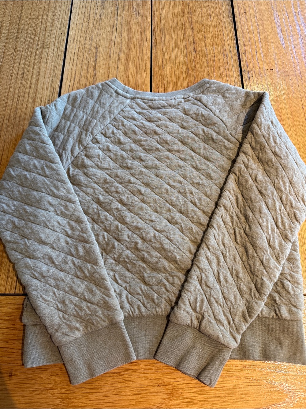 Patagonia Quilted Crewneck Sweatshirt - Taupe - Picture 4 of 4